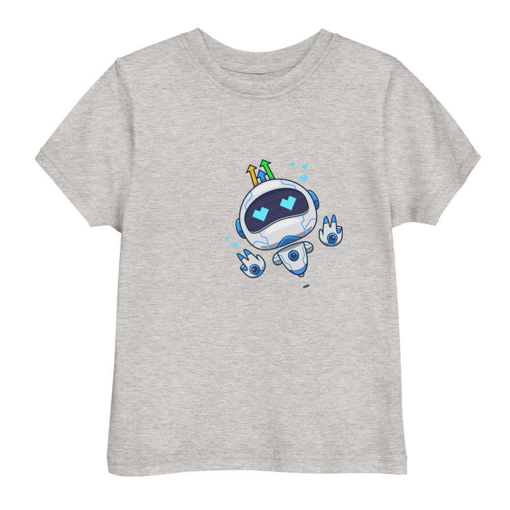 Robot Hearts Toddler jersey t-shirt