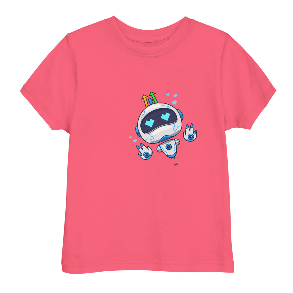 Robot Hearts Toddler jersey t-shirt
