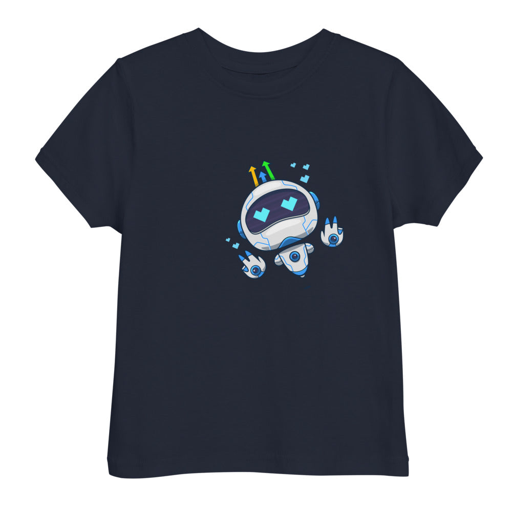Robot Hearts Toddler jersey t-shirt