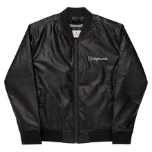 Load image into Gallery viewer, HL Leather Bomber Jacket
