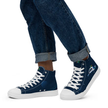 Load image into Gallery viewer, HL Men’s high top canvas shoes
