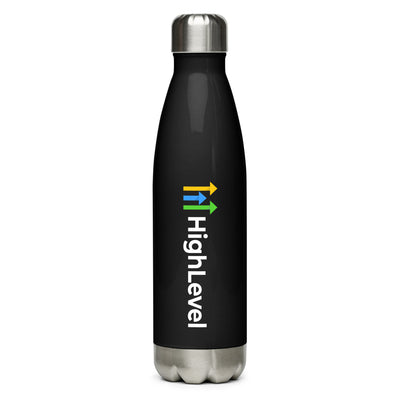 HL Stainless Steel Black Water Bottle
