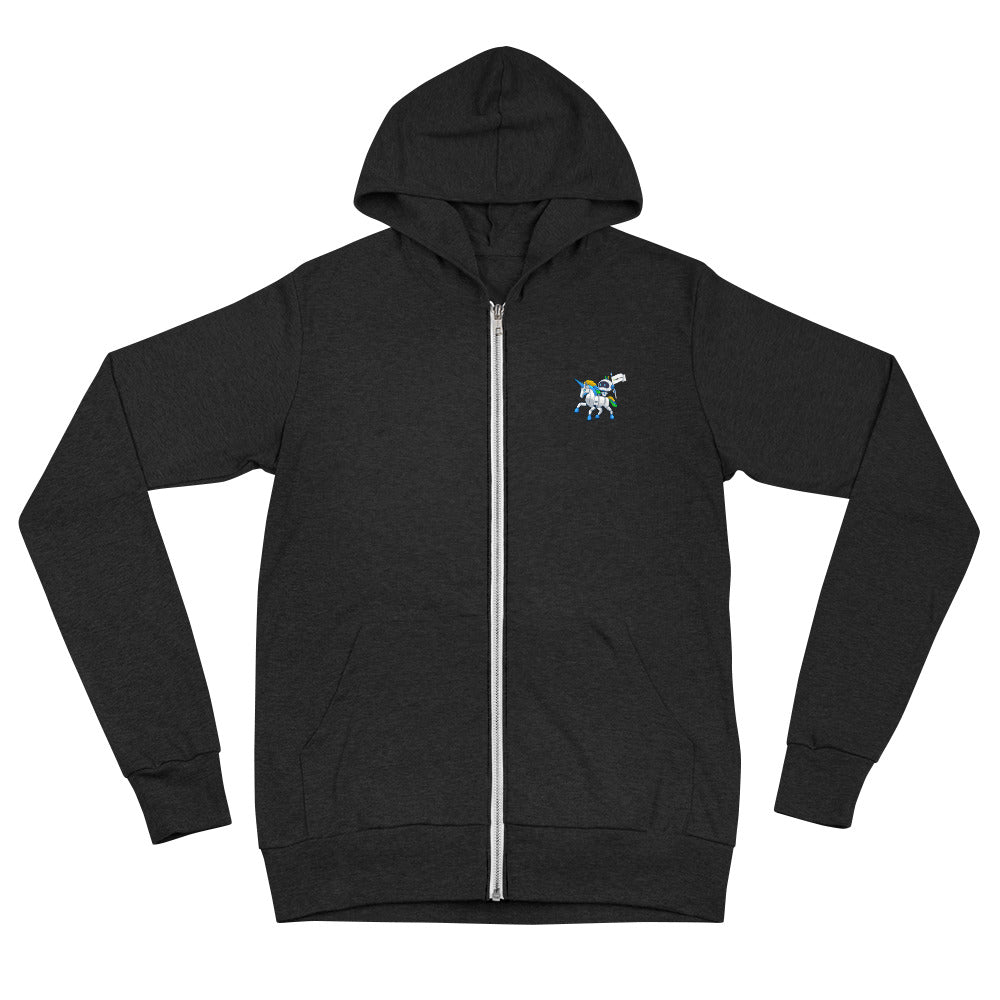 Unicorn Unisex zip hoodie