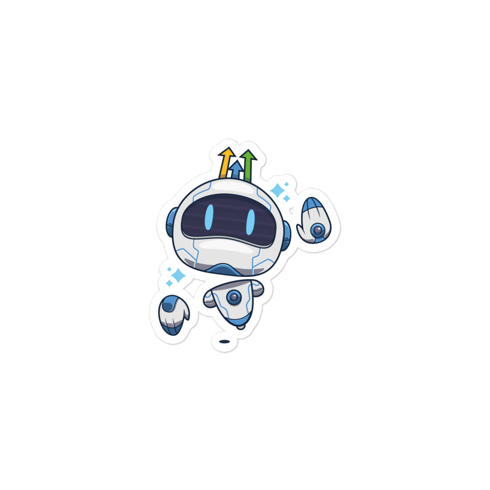 Bot Bubble-free stickers