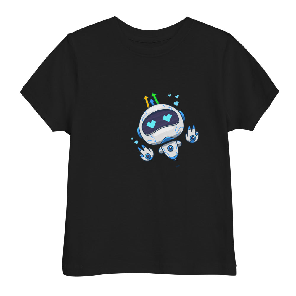 Robot Hearts Toddler jersey t-shirt