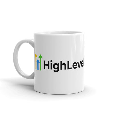 HL White glossy mug